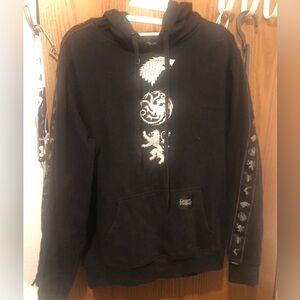 🎃Game of Thrones Black Graphic Hoodie- 175A $40 or $35 w/offer